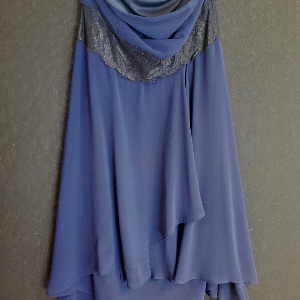 Strapless cocktail dress